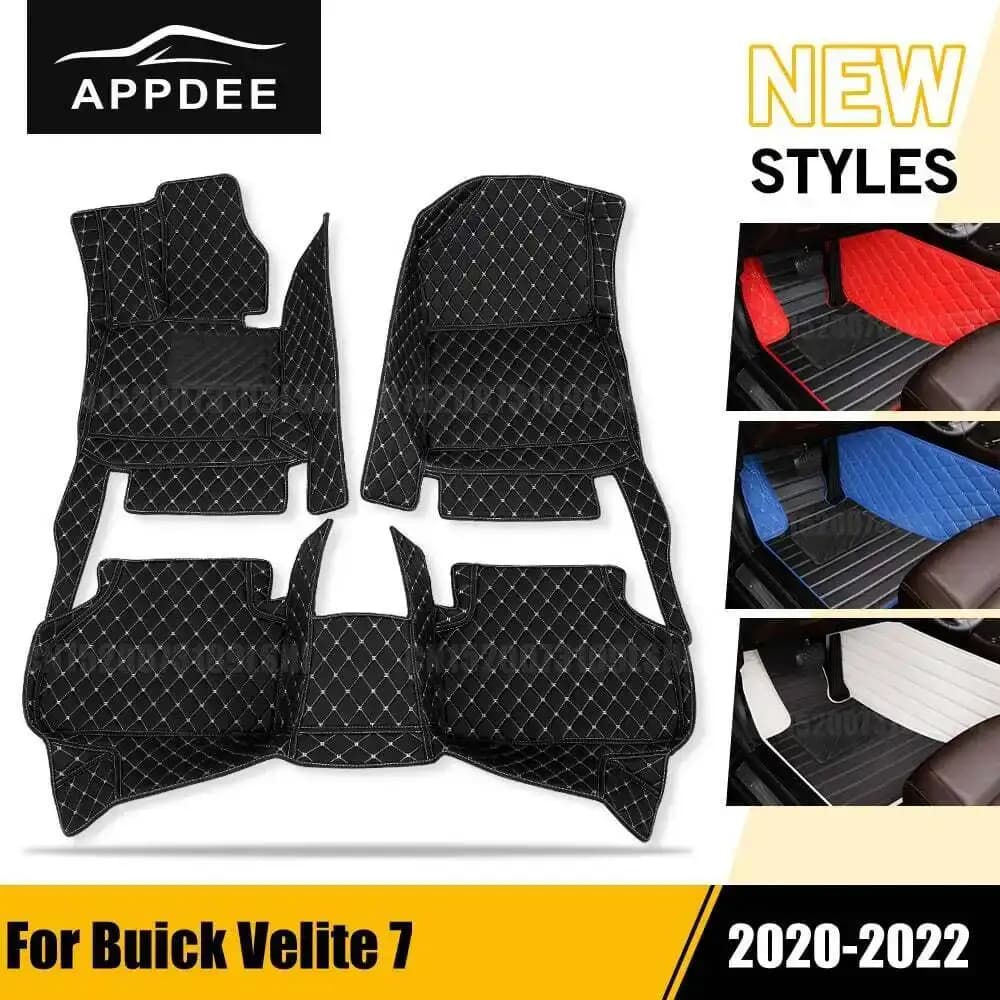 APPDEE Tappetini Auto Per Buick Velite 7 2020 2021 2022 Personalizzato Auto Rilievi Del Piede Automobile Tappeto Copertura Accessori Interni