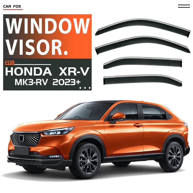 Per Honda XR-V 2014-2023 + Finestra di Automobile Visiera Tenda Shelter Parabrezza Finestrino Laterale Pioggia Parasole Accessori Auto