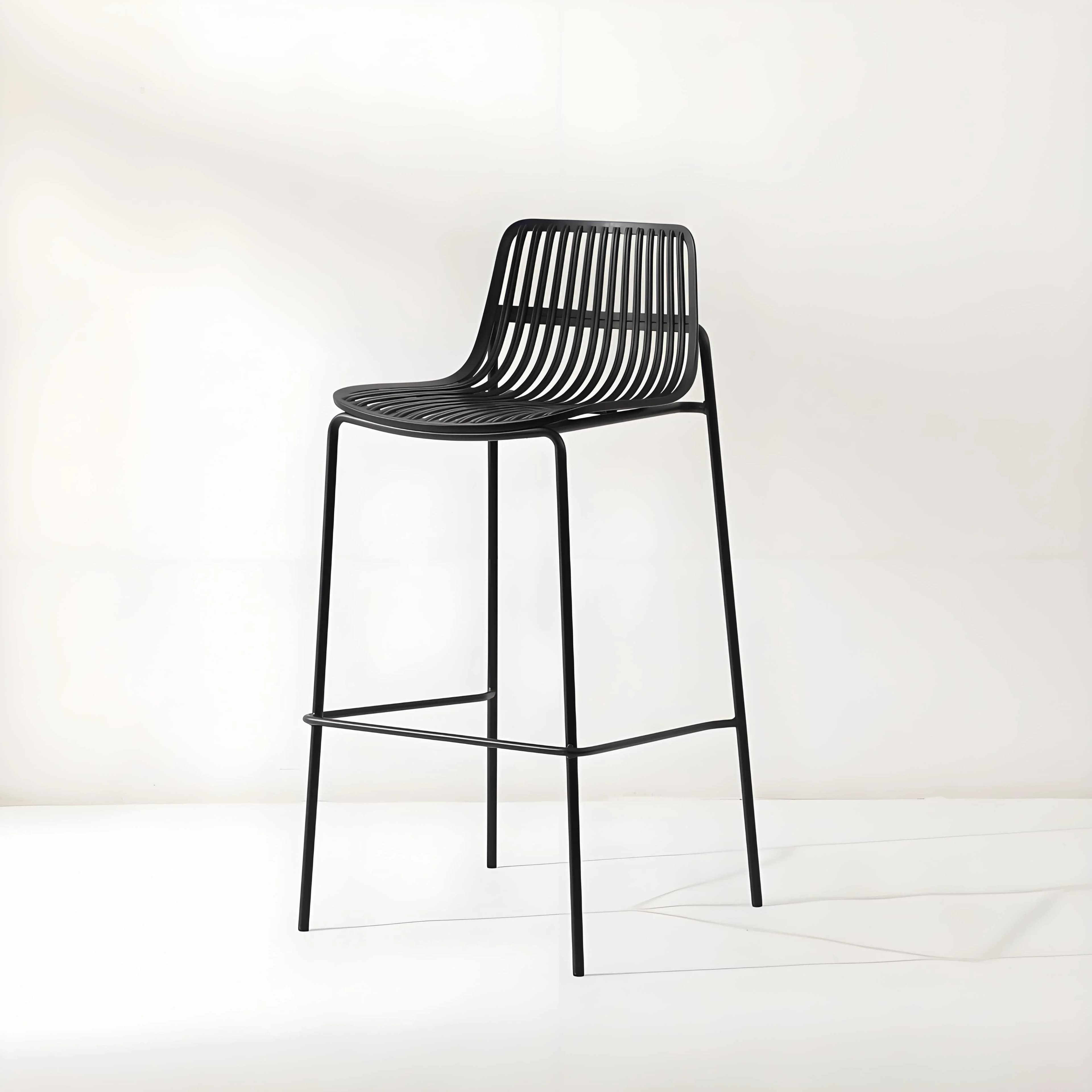 Sgabello da bar semplice nordico design per adulti giochi da spiaggia schienale insolito sedia estetica nera chaise da festa all'aperto mobili alla moda