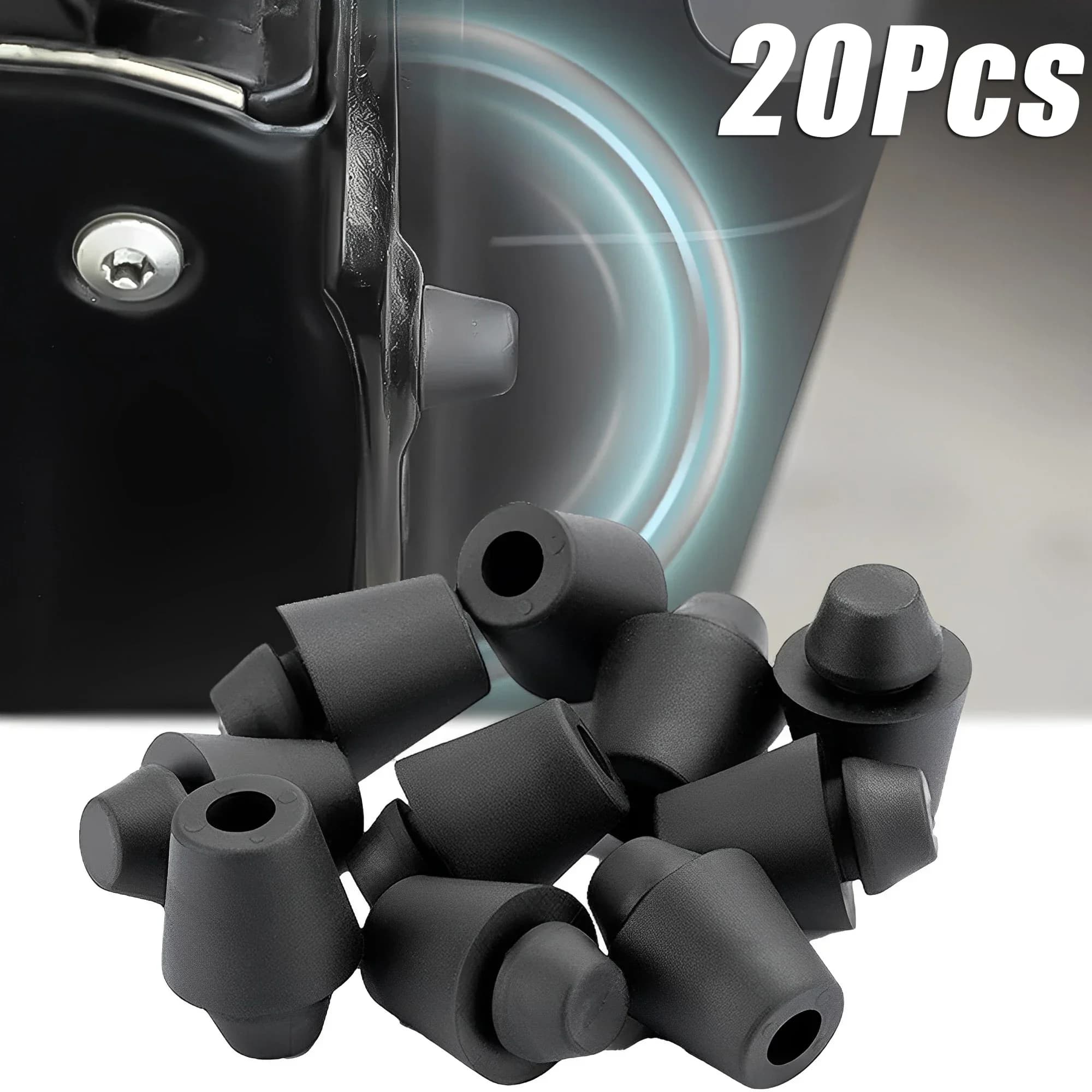 Cuscinetti in gomma per portiera auto Guarnizione anticollisione Chiusura della porta Ammortizzatori Ammortizzatori Adesivo Buffer in gomma Blocchi Accessori auto