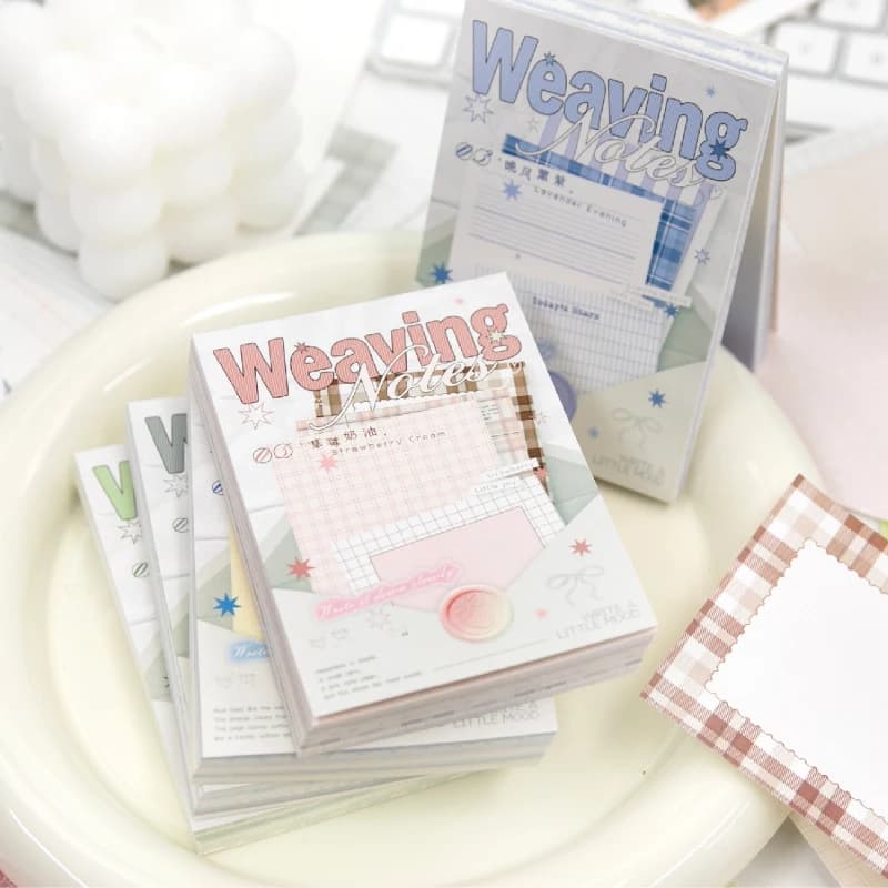 Card Lover 100 Pezzi [Serie Zhiguang Notes] Carta Leggera Lime Lawn Twilight Lavender per Journaling Scrapbook Collage Adesivi