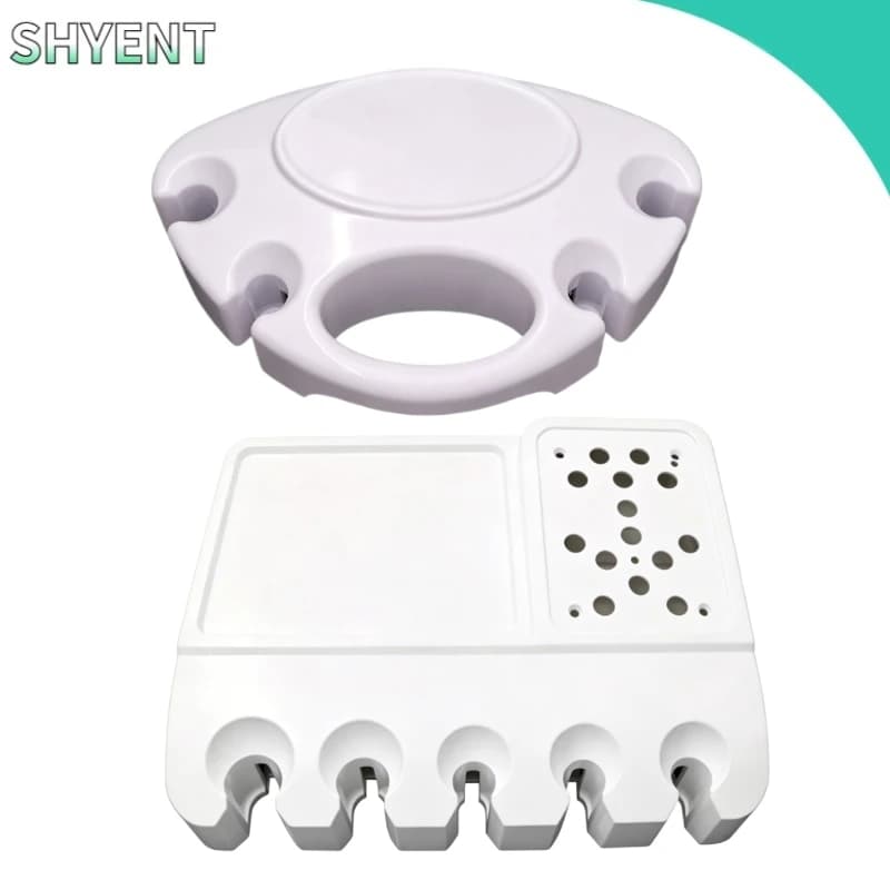 Dental Material Assistant Rack Box Plastic Hand Aid Rack Shell Oval Assistant Rack Box Dental Chair Accessories Without Base