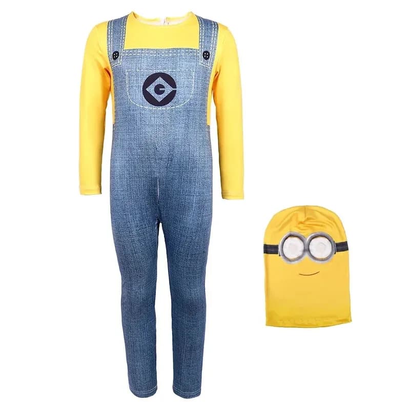 Cattivissimo Me Minions Tuta per bambini Costume cosplay Per adulti Tuta per bambini Spettacolo teatrale Vestire Halloween Party Clothinga