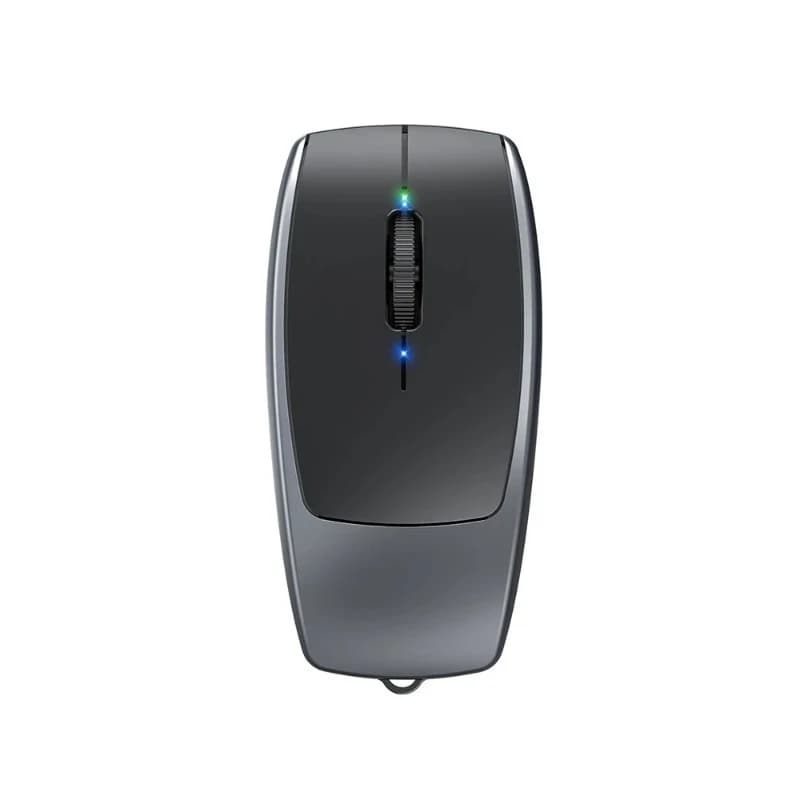 Mouse Wireless Bluetooth Ricaricabile USB-C con Lettore di Schede Micro SD per Laptop, Tablet e Adattatore di Memoria - Mini Mouse