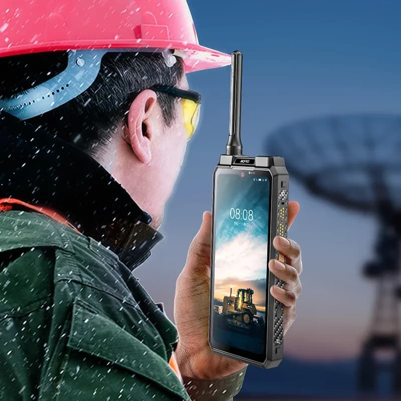 AORO M8 IP68 IP69K Smartphone Android Impermeabile 5G LTE Walkie Talkie Radio Bidirezionale Portatile con POC Zello Wireless