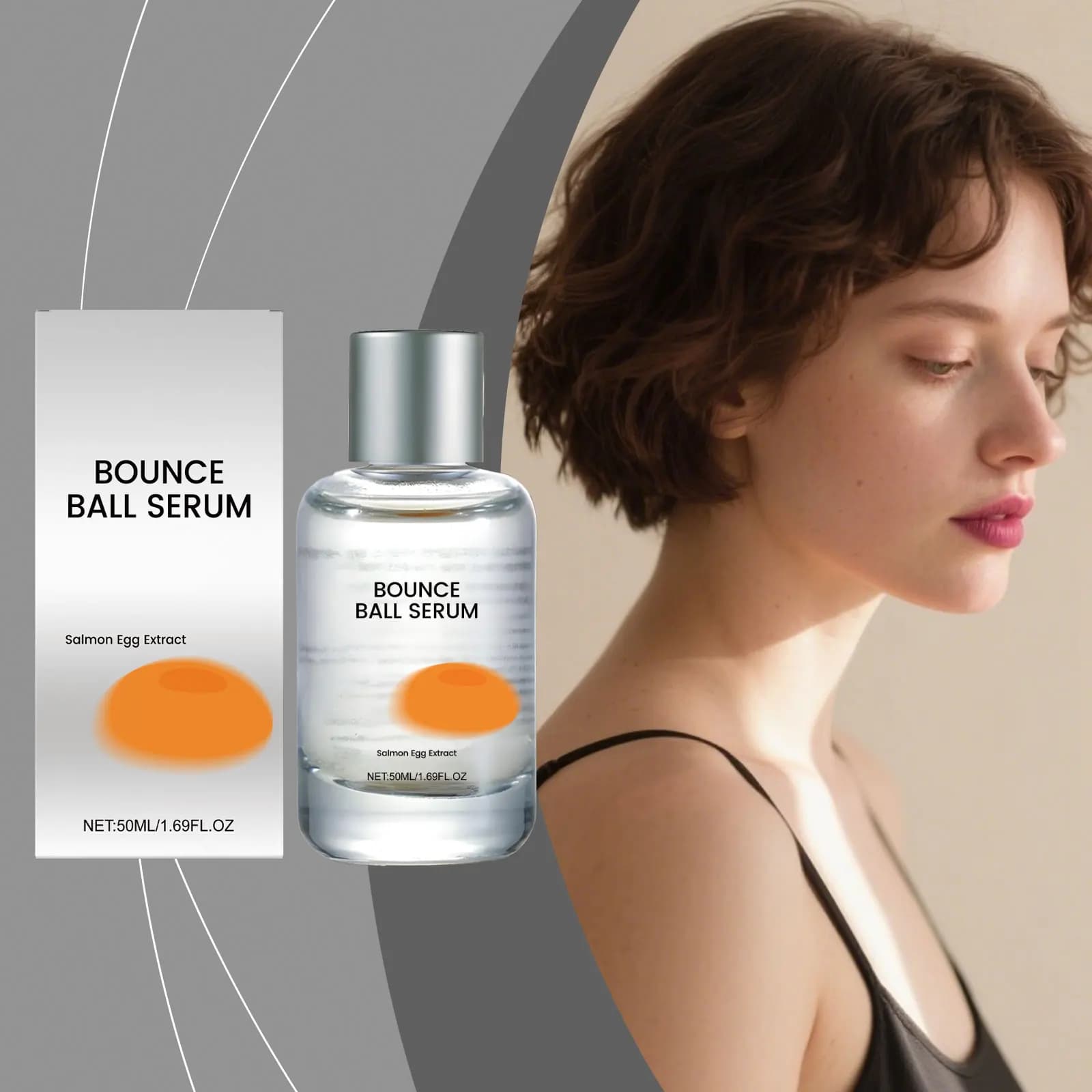 Siero viso rassodante Idratante delicato Riduce il cedimento Leviga le linee sottili Migliora i contorni Siero viso nutriente