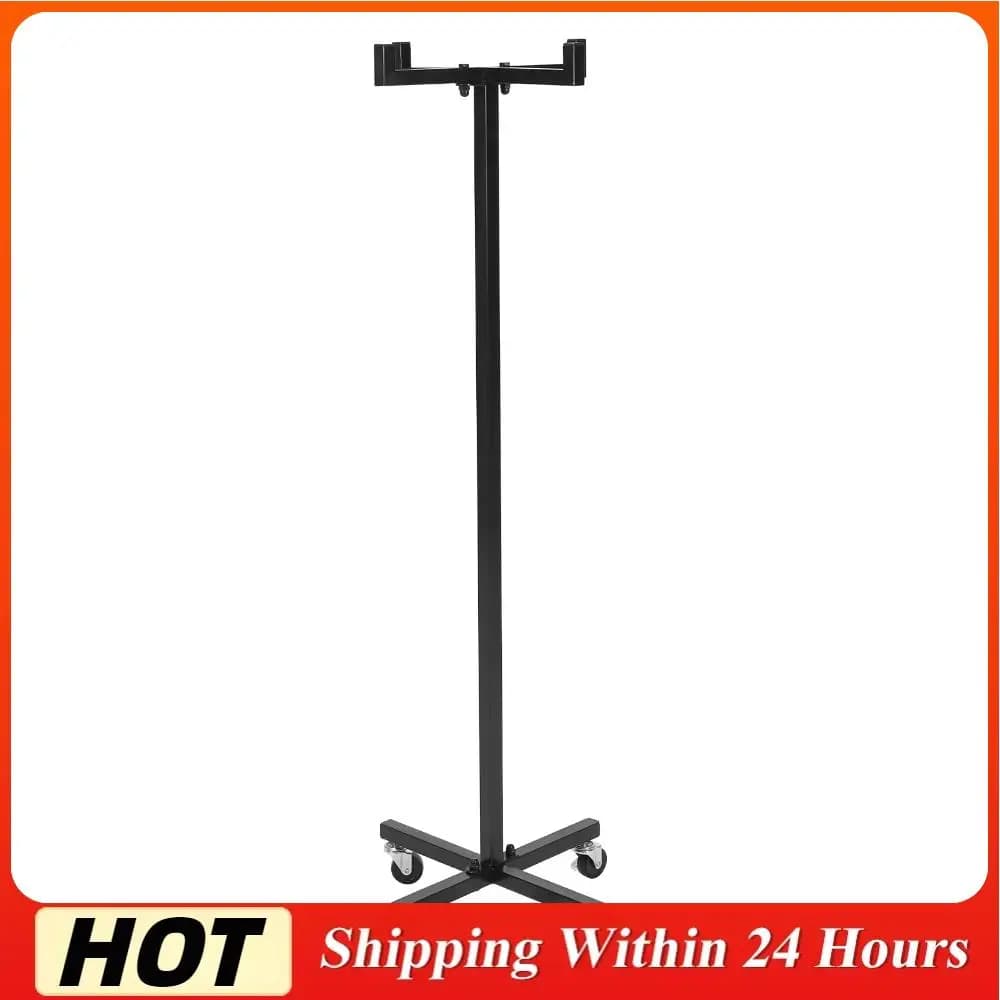 4 wheel bearing trolley with swivel wheels, for jump rope and tools, height 120 cm/46,8 inch, equipment for kindergarten