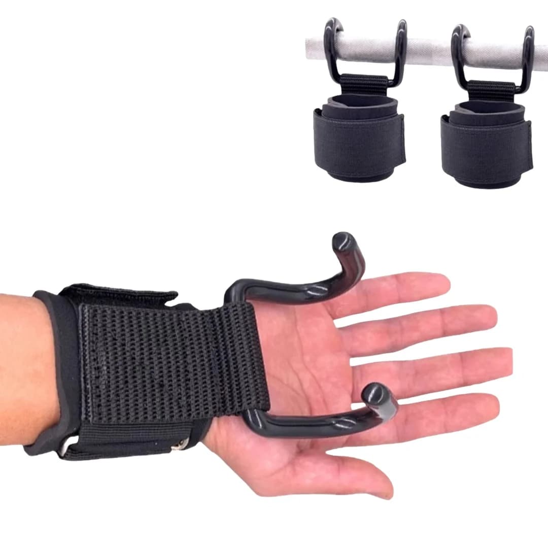 Support Hooks for Horizontal Traction Bar Weights for Lifting Hooks Anti-slip Handlebar Wrist Strap Wrist Supports Wrist Protection