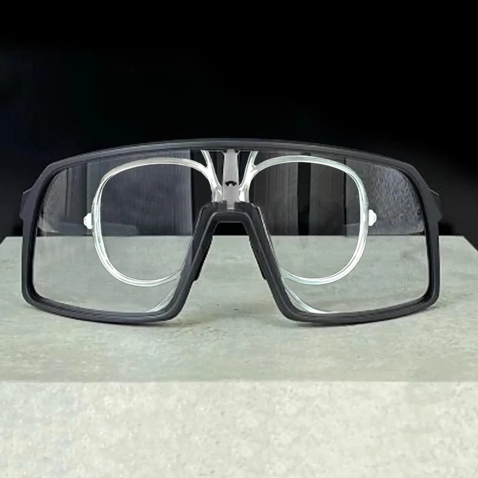 Occhiali da sci da snowboard Inserto adattatore ottico TR90 Flessibile pieghevole Dimensioni universali Telaio interno Occhiali da moto da snowboard