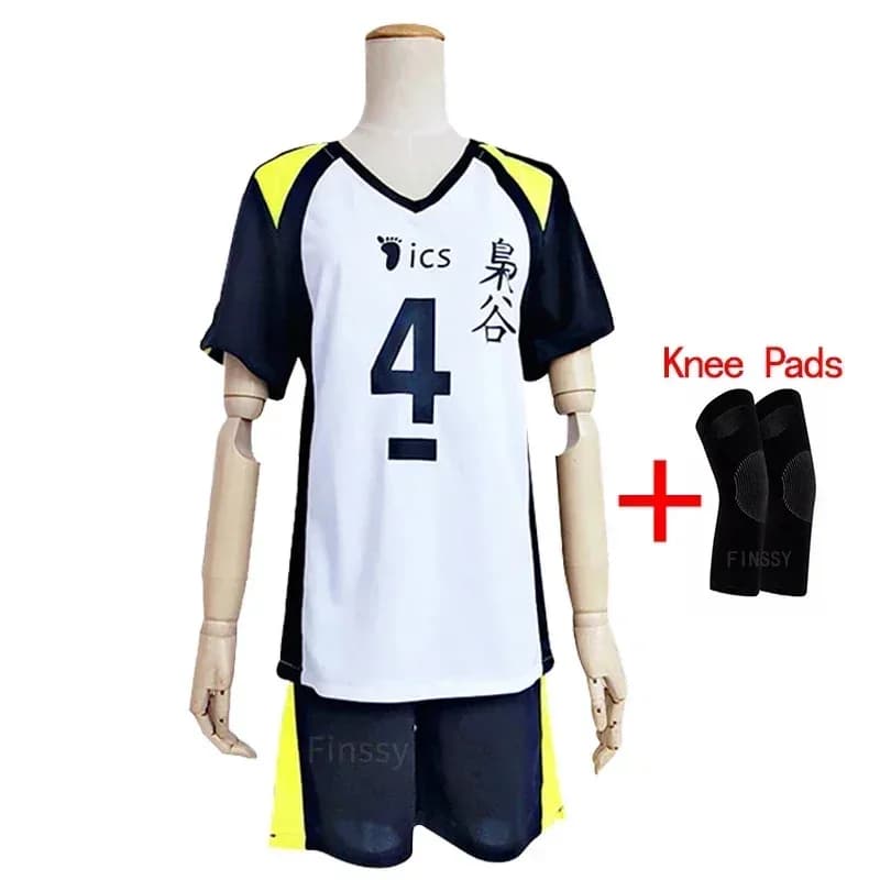 wiwiwi 123Anime Haikyuuu Costume Cosplay Volleyball Sportswear High school sports uniform Bokuto Koutarou Akaashi Keiji N