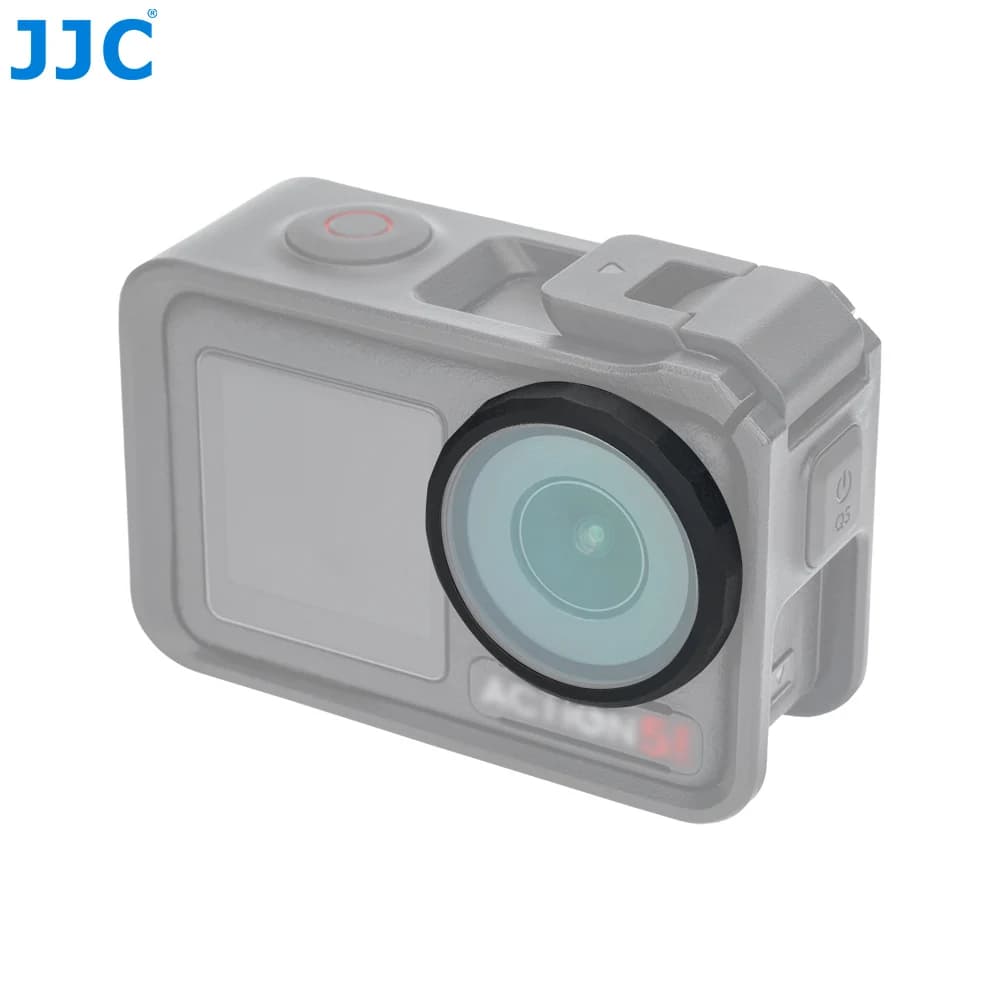 JJC Anello protettivo per obiettivo in silicone per DJI Osmo Action 5 Pro 4 3 Copriobiettivo in silicone morbido Accessori per action camera