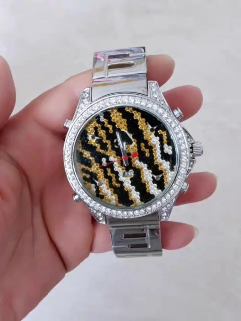 Quartz Steel Belt Fashion Belt Couple Large Plate Boys and Girls Watch