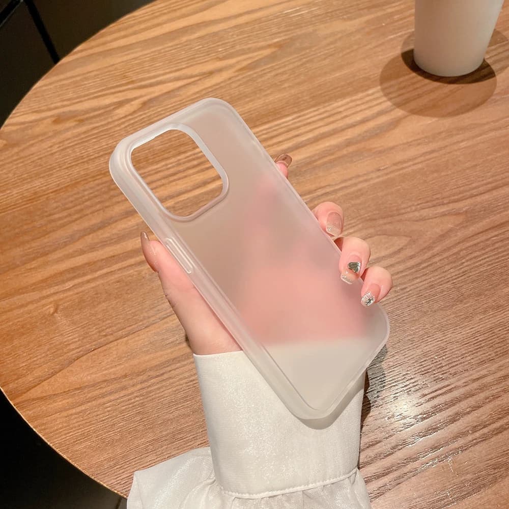 Ultra Thin Matte Soft Transparent Clear Phone Case For iPhone 17 Pro Max 11 13 15 14 Plus 12 Mini Silicone Case Cover