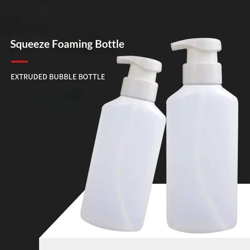 Flacone Dispenser Vuoto da 180ml per Shampoo, Sapone Liquido, Mousse, Bottiglia Ricaricabile con Pompa, Contenitore per Lozione Styling Capelli, Flaconi per Schiuma