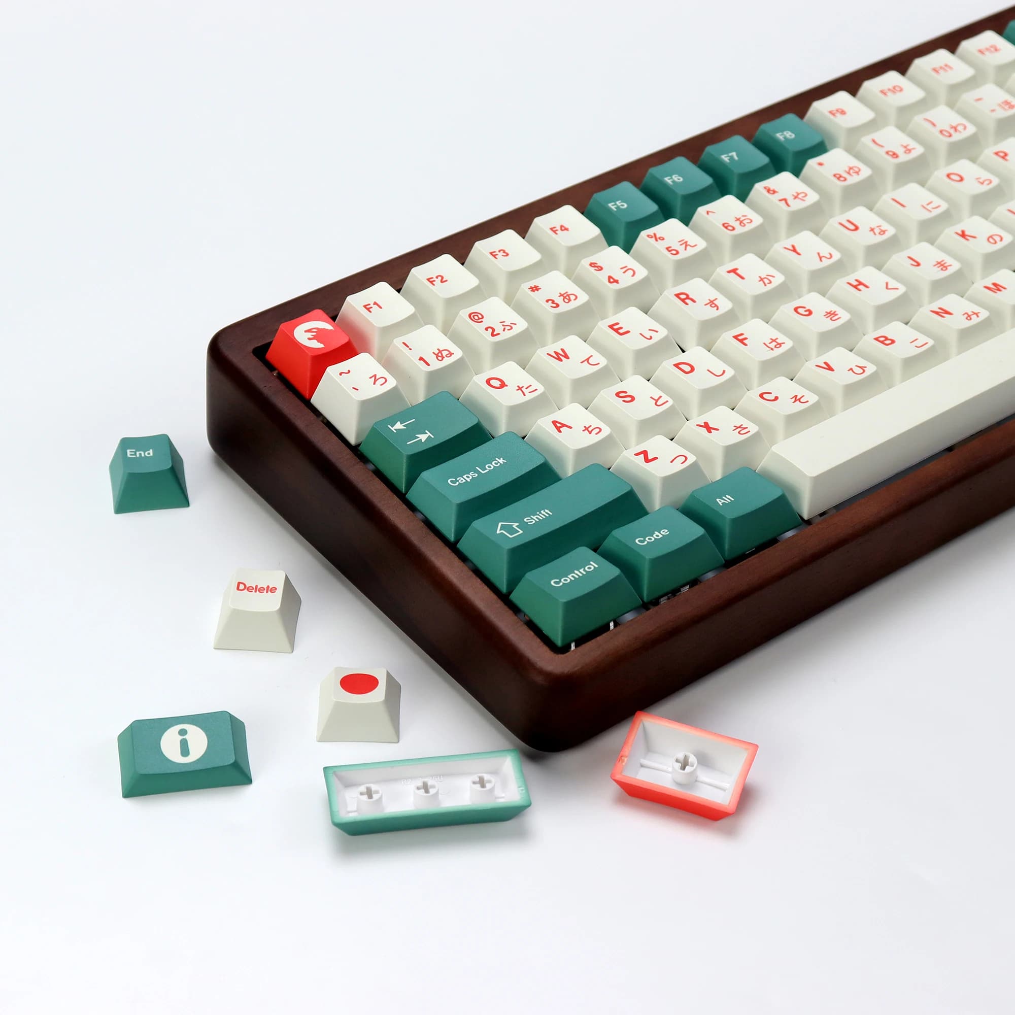 KBDiy Clone Retro GMK Kaiju Keycap Giapponese PBT Cherry Profilo ISO Keycaps Personalizzato Per 60 aula F87 Pro Tastiera Meccanica Gamer