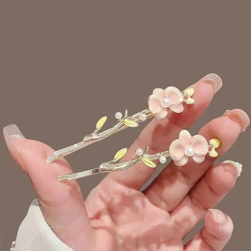 Clip for bar with ethereal pearl flower at the beginning of spring from 1 piece for woman, hair clip with lateral scanning, new hair accessory with pendant Ar 2025