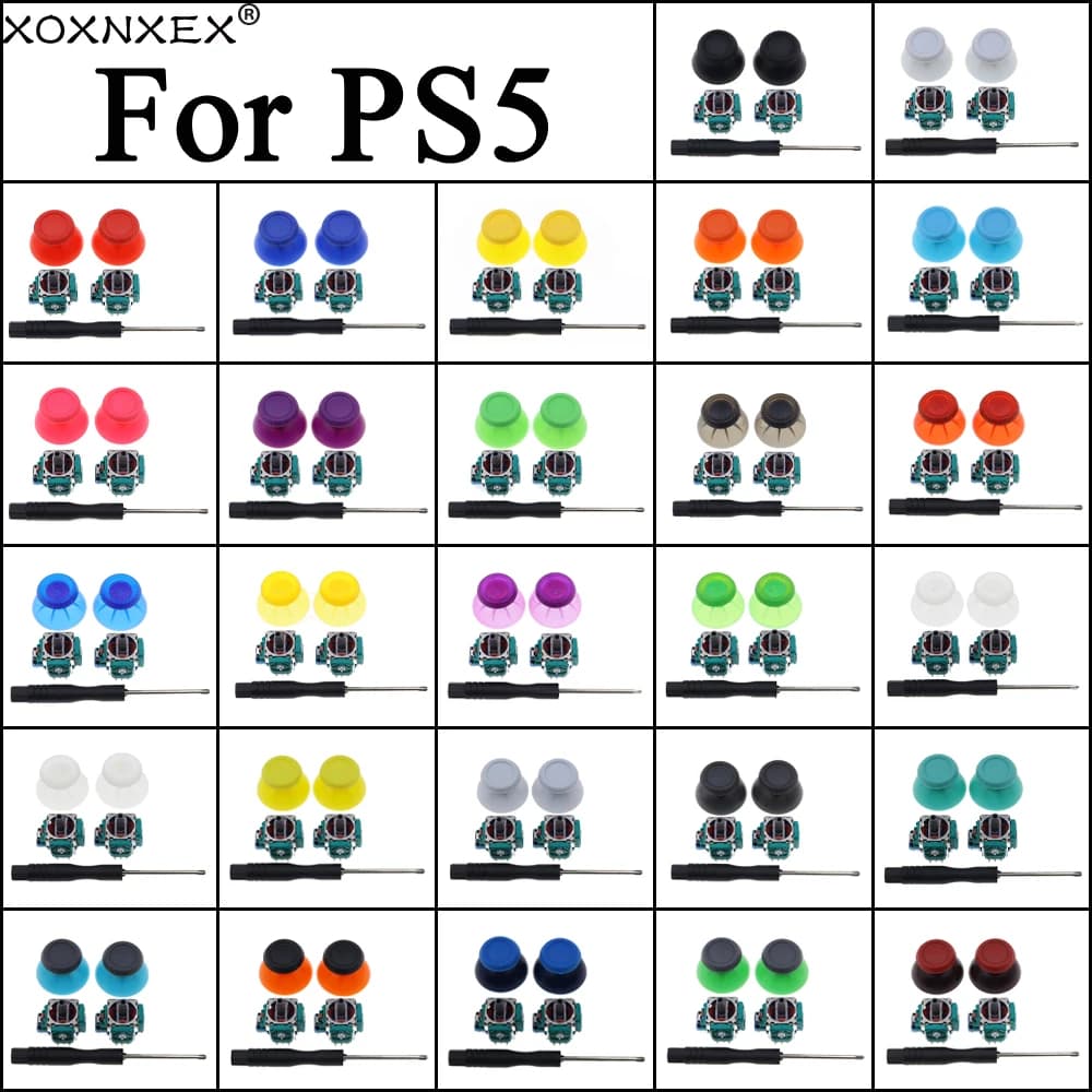 1Set Joystick di ricambio per controller PS5 2K3 Ohm Kit di parti di riparazione per levetta 3D con stick analogico