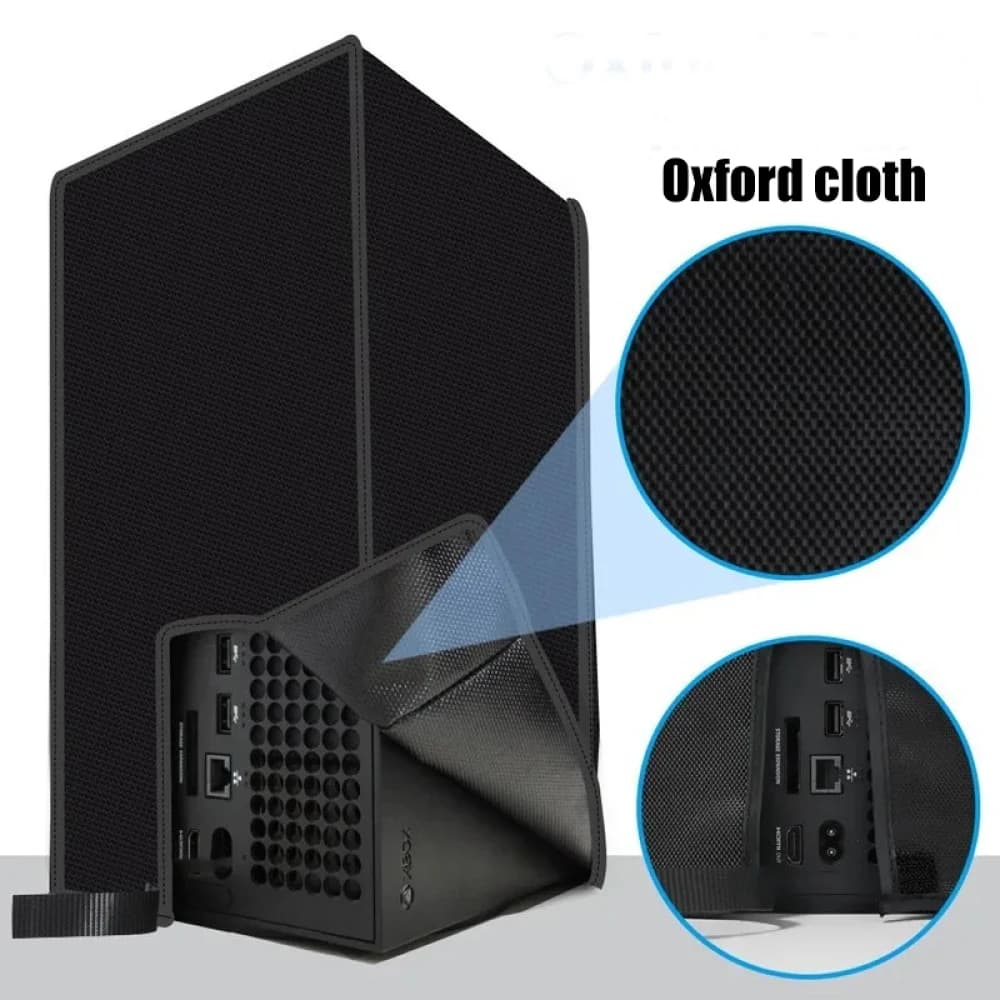 Custodia antipolvere antigraffio per accessori da gioco per console Xbox Series X Copertura antipolvere orizzontale Copertura protettiva verticale