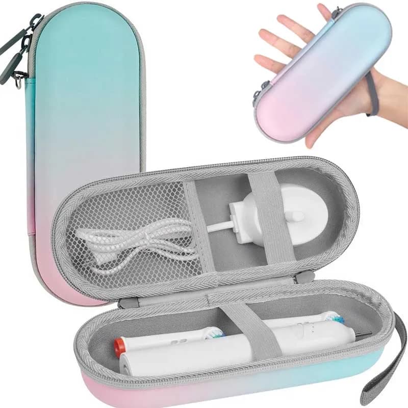 Universal empty portable travel bag for toothbrush, EVA bag for electric toothbrush, protective case organizer