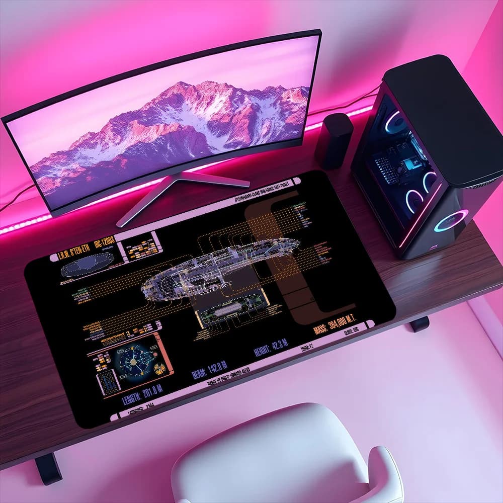 Mouse U SCHEMATICS Pad Non-slip Lockedge Office Student Gaming Thickened Large Writing E S Cushion S ENTERPRISE MousePad
