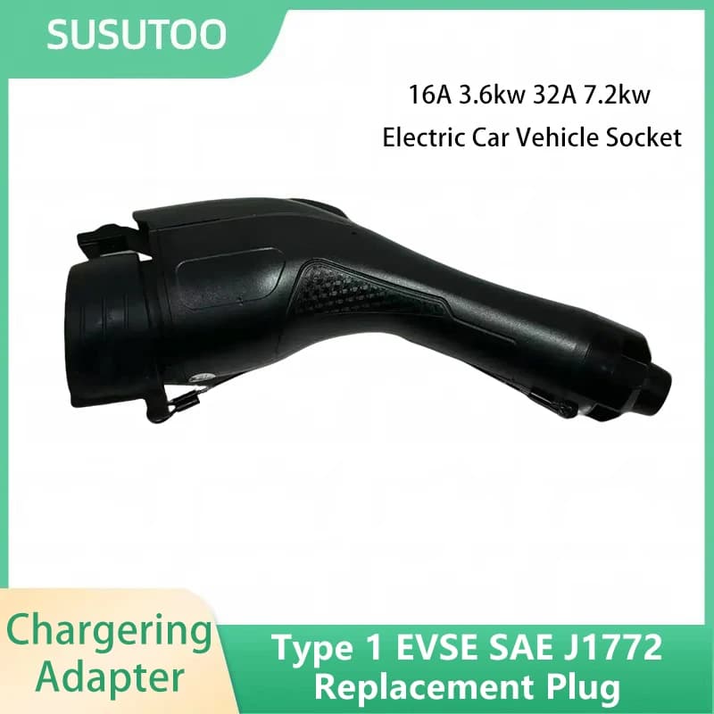 Adattatore per spina caricabatterie Ev tipo 1 EVSE SAE J1772 Spina di ricambio 16A 3.6kw 32A 7.2kw Presa per veicolo per auto elettrica