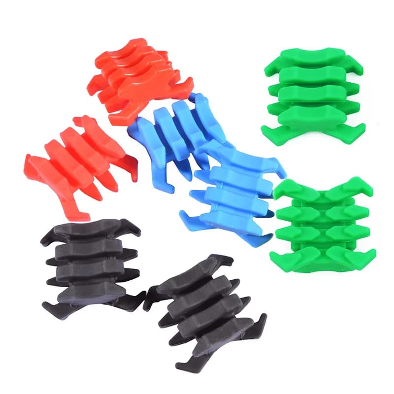 1 paio di arti dell'arco composto ammortizzatore in gomma elastica fonoassorbente ammortizzatore di vibrazioni per caccia tiro con l'arco accessorio