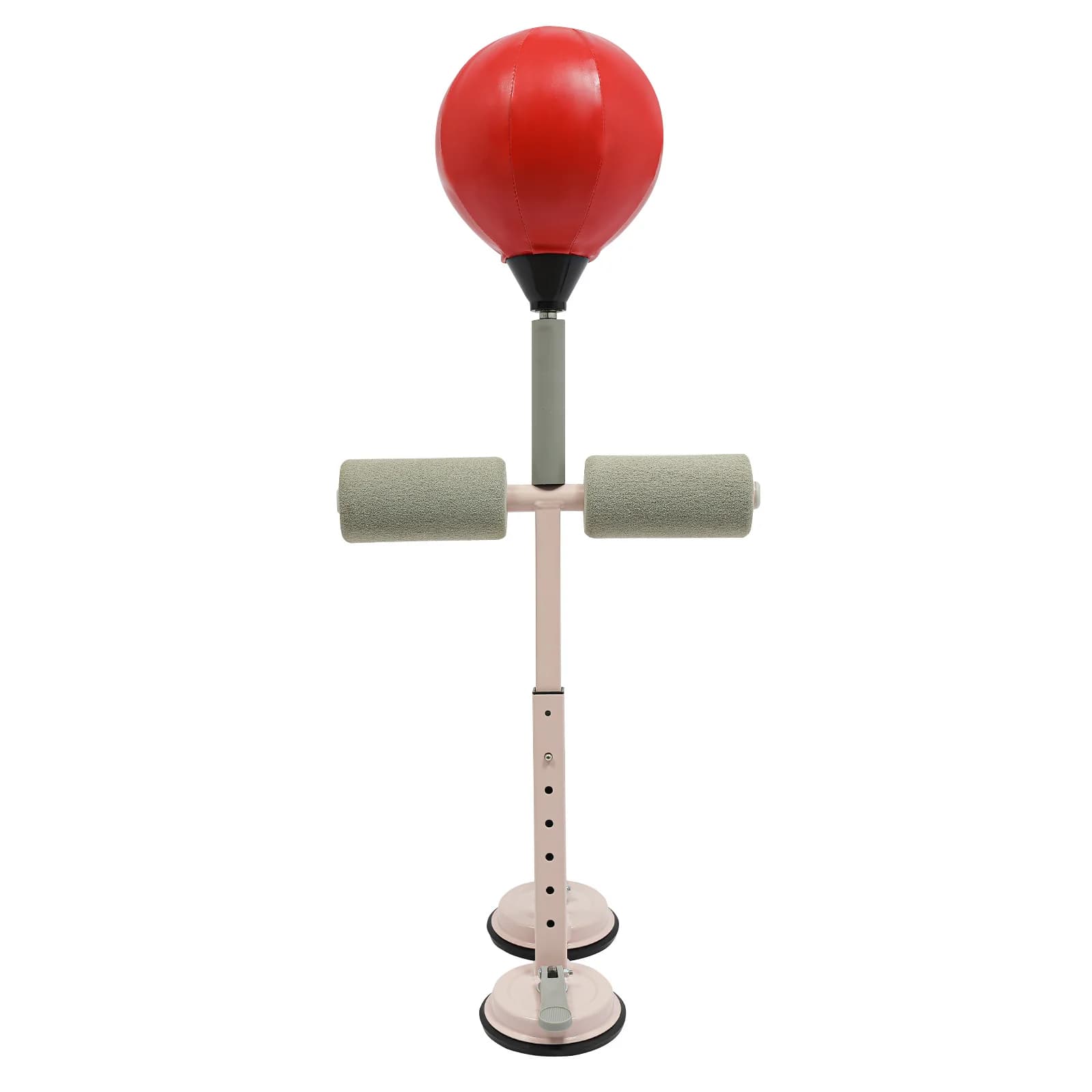 Double suction boxing ball for boxing training, adjustable height with support and gloves, ideal for teenagers, adults, home gym