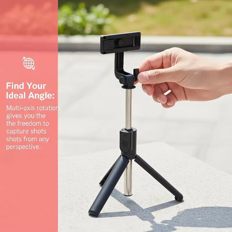 Bluetooth Wireless Selfie Stick Tripod Stand Mobile Phone Holder With Remote Control for Shooting Live Broadcast Vlog Recording