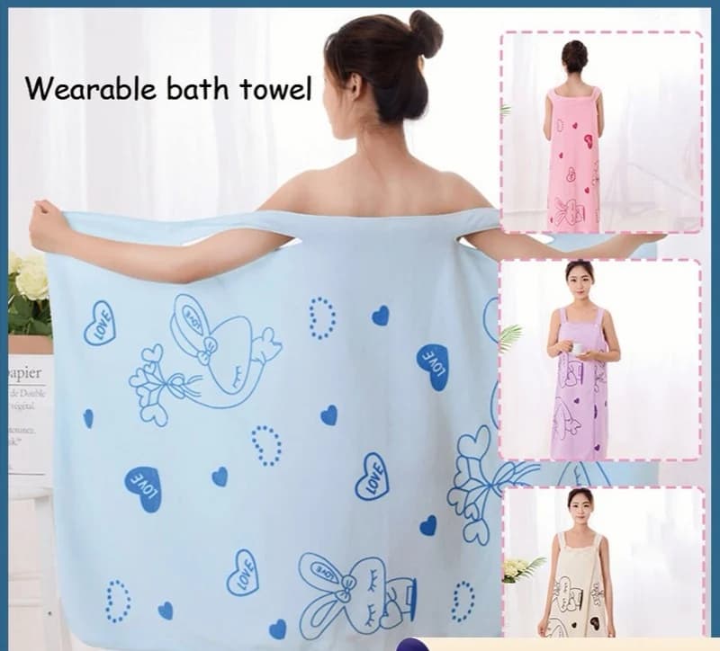 Women's Interchangeable Bath Towel Fast Drying Wearable Swimwear Water Supplies Swimwear Women's Pijama