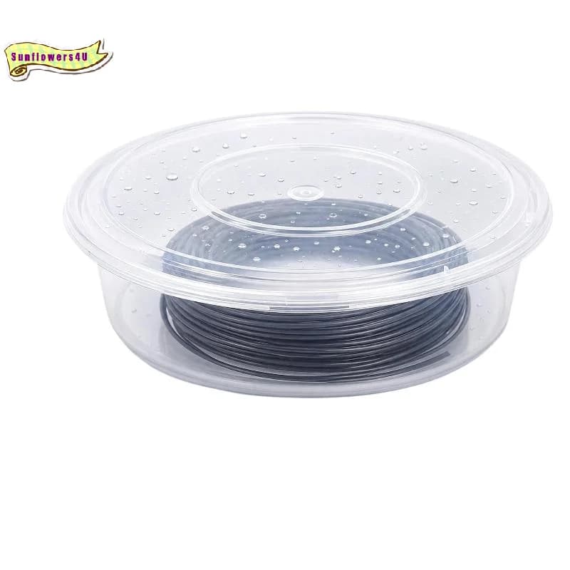 10Pcs Stackable 3D Filament Storage Boxes Transparent Moisture Proof Dust Proof Organizers for Garage Storage