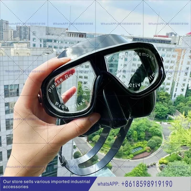 Maschera Subacquea Aurora Mermaid per Apnea, Basso Volume, Antiappannamento, Ultra Leggera, in Silicone Morbido, per Snorkeling