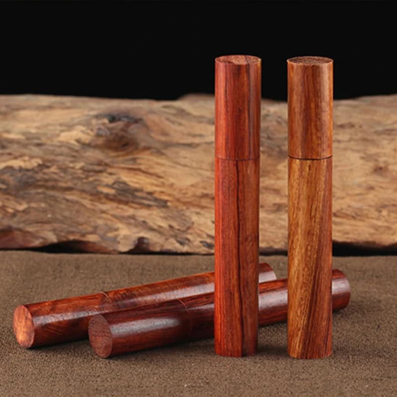 2 pezzi custodia in palissandro scatola di immagazzinaggio di incenso bastone 10g 20g linea di legno di sandalo incenso Joss-sticks supporto bastoncini di incenso Buddha