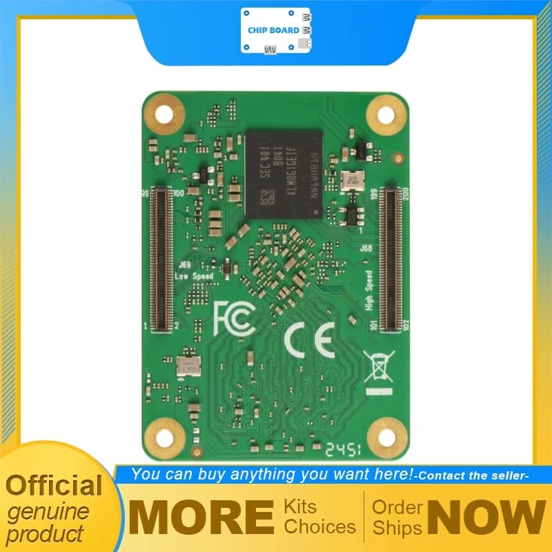 Radxa CM3J RK3568J industrial calculation module, quad-core CPU, NPU, HDMI 4K, dual B2B 100 pin connectors