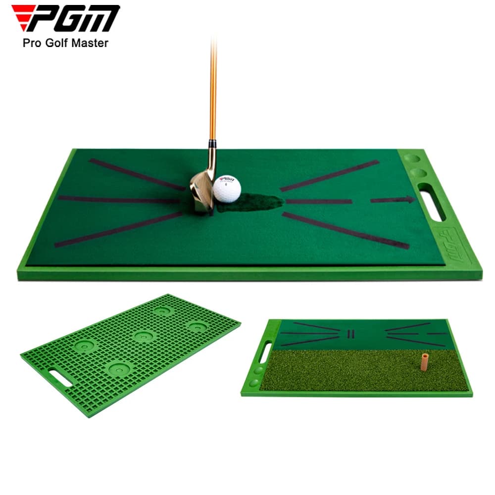 PGM Golf Training Mat Portable Swing Detection Tracker Batting Trace Hitting Driving Range Practice Fixed Rug Pad DJD033