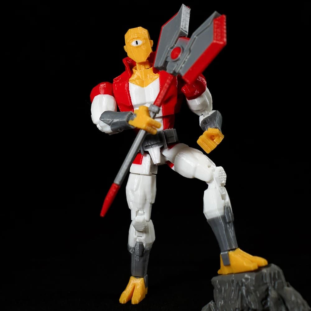 3D Stampato Invincibile Allen Giocattoli Action Figures Anime Modello Lucky Dummy 13 Supereroi Multi-Giunto Giocattolo Ornamenti Regali