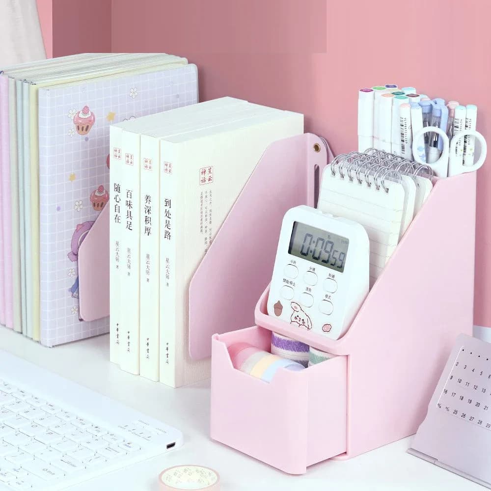 Fermalibri retrattili multifunzionali Porta libri da scrivania in metallo Scrivanie Organizzatore Ufficio Scuola Casa Scaffale Cancelleria Nuovo
