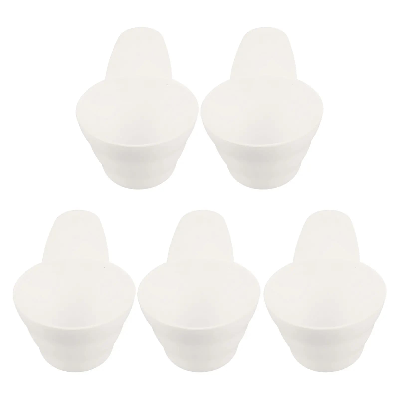 5Pcs Measuring Spoons Plastic Coffee Scoop Short Handle Kitchen Baking Flour Protein Sugar Powder Dosing Scoop for Dry