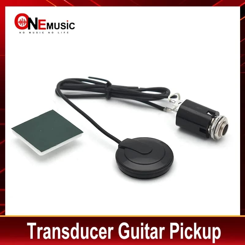 Trasduttore Piezo Jack Pickup chitarra nera per chitarra acustica Ukulele violino mandolino Banjo nuovo