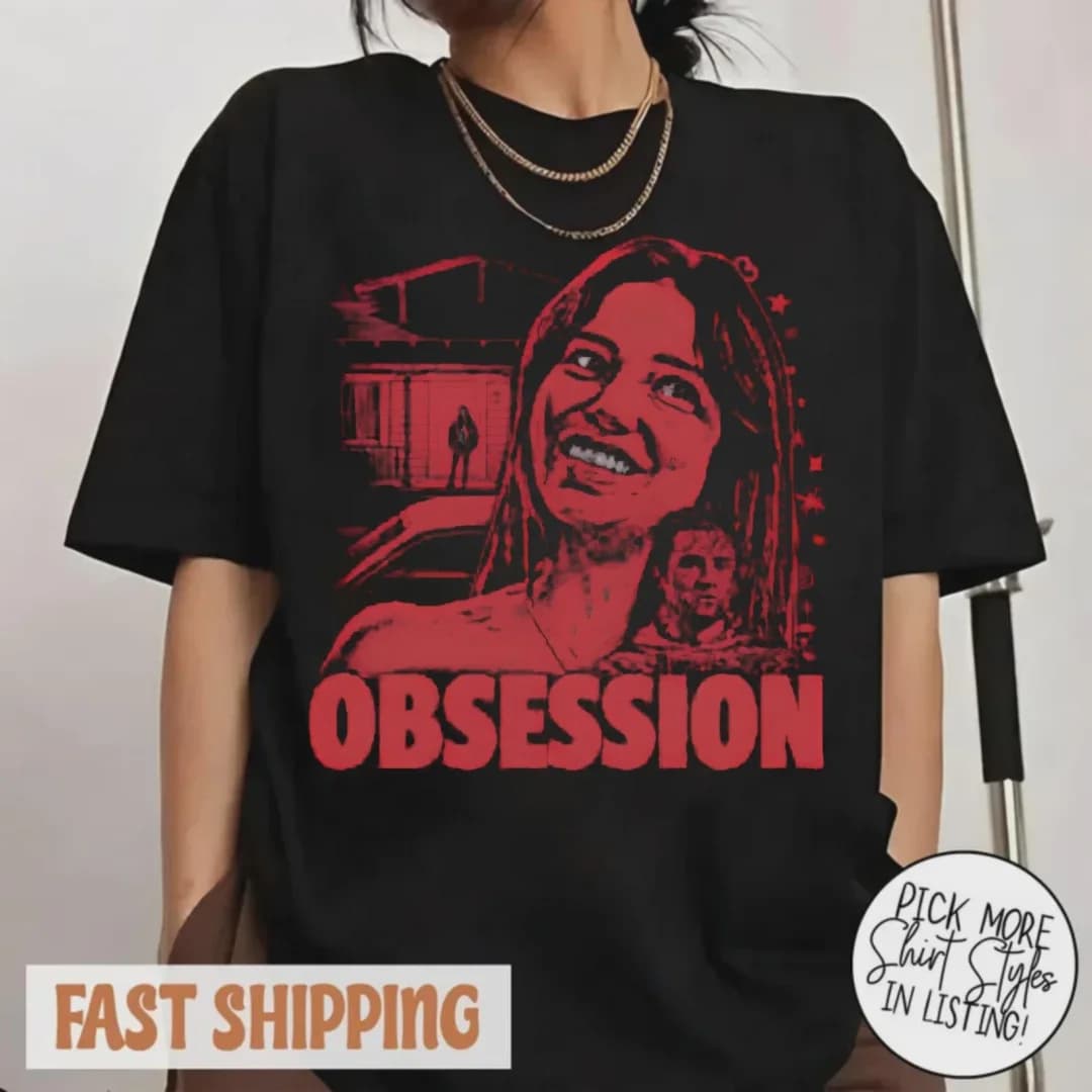 OBSESSION Movie 2026 Shirt Horror Movie Graphic Tee Summer Pure cotton Men's T-Shirt Children's Clothing Tee Y2k Woman