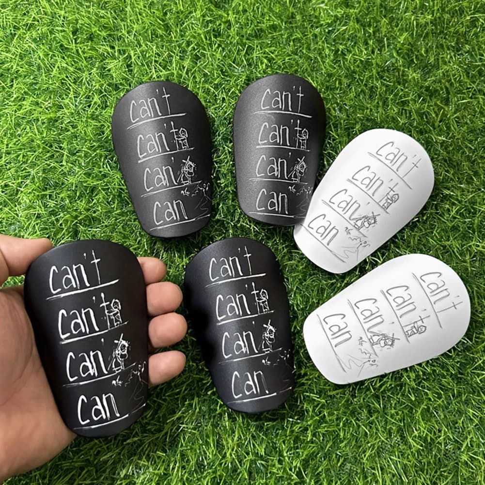 Mini Parastinchi Resistenti all'Usura e Assorbenti gli Urti, Protezioni per Gambe da Calcio, Parastinchi per Allenamento Calcistico