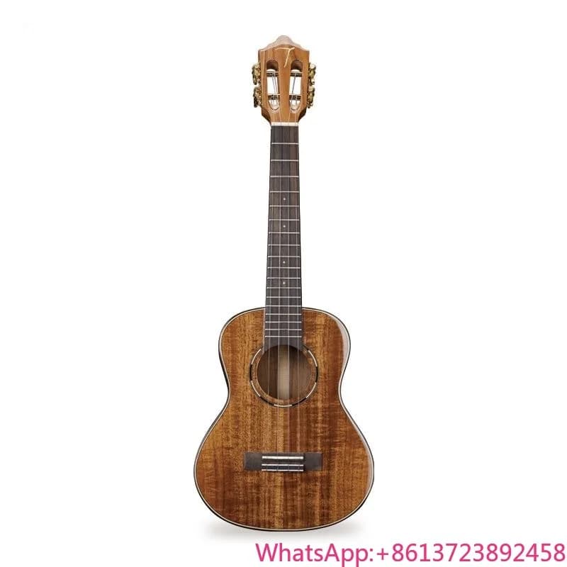 Ukulele da 23 Pollici in Legno di Acacia e Carbonio per Principianti, Chitarra Piccola per Uomini e Donne