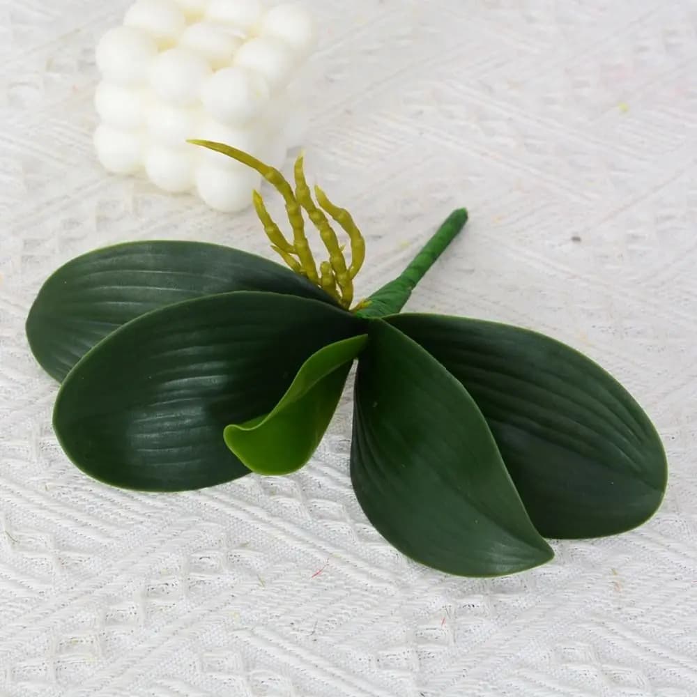 Simulation Plant Green Artificial Plant Real Touch Plastic Plastic Leaves Fake Plant Home Decor