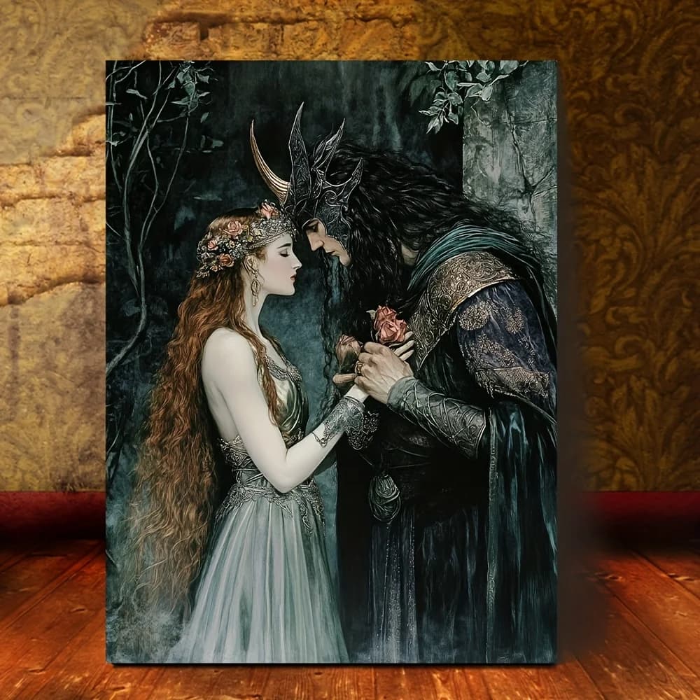 Diamond Painting Queen of the Underworld Persephone & Hades Round/Square Diamonds Mosaic Handmade Artwork Gift Home Decor