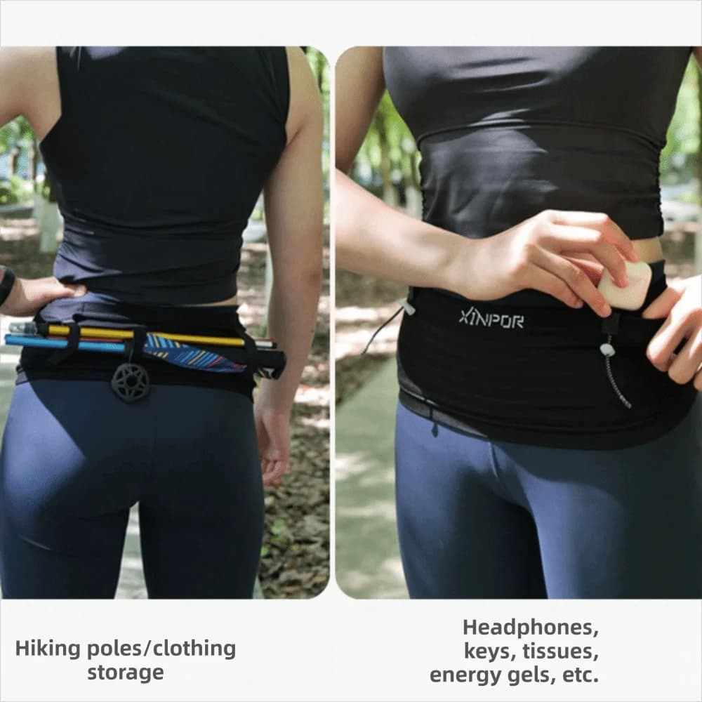Elastic Sports Waist in Fabric, Running Phone Door, Light Construction, Elastic Waist for Phone