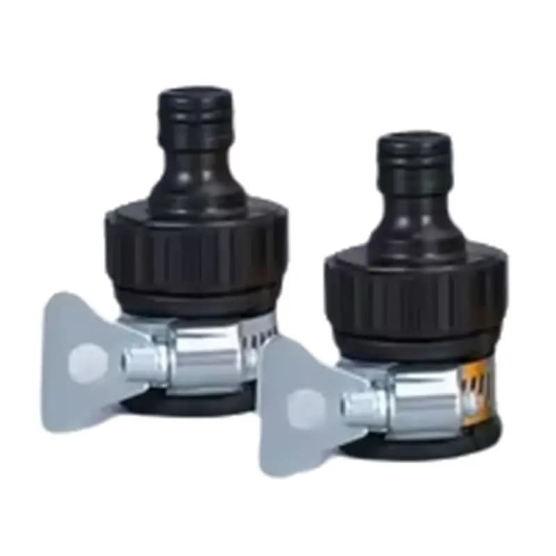 AUAU-2Pcs Adattatore universale per rubinetto dell'acqua, raccordo per tubo in plastica, raccordo a connessione rapida per lavaggio auto, irrigazione del giardino