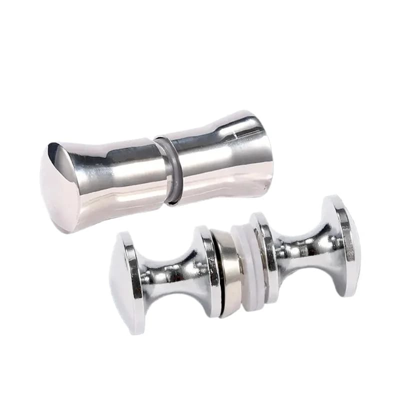 Maniglia per porta in vetro da bagno Porta in legno Maniglie rotonde a foro singolo Maniglie piccole Manopole per cassetti dell'armadio Accessori hardware per la casa