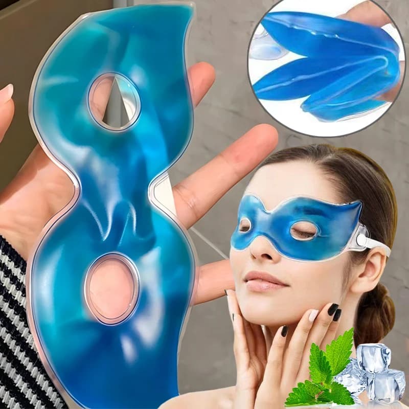 Set di 5 Maschere Gel Rinfrescanti per Occhi, Allevia l'Affaticamento Oculare, Riutilizzabili, per Cura degli Occhi, Riduzione del Gonfiore e Relax