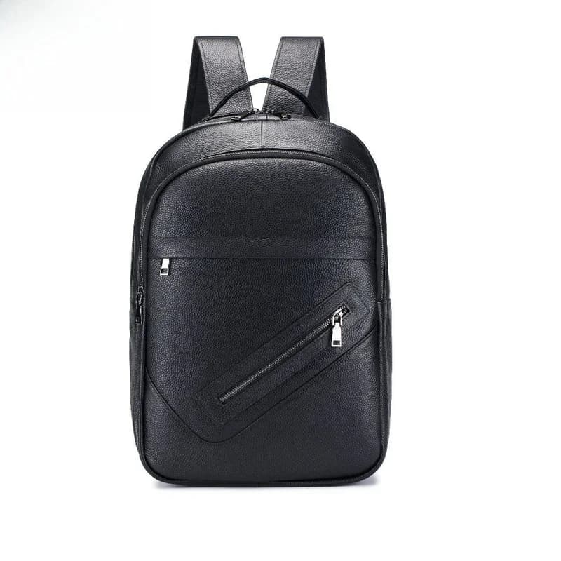 Super Leather Double Shoulder Bag for Men - Lightweight Travel Bag for Business and Casual Use - Travel Computer Book Bag