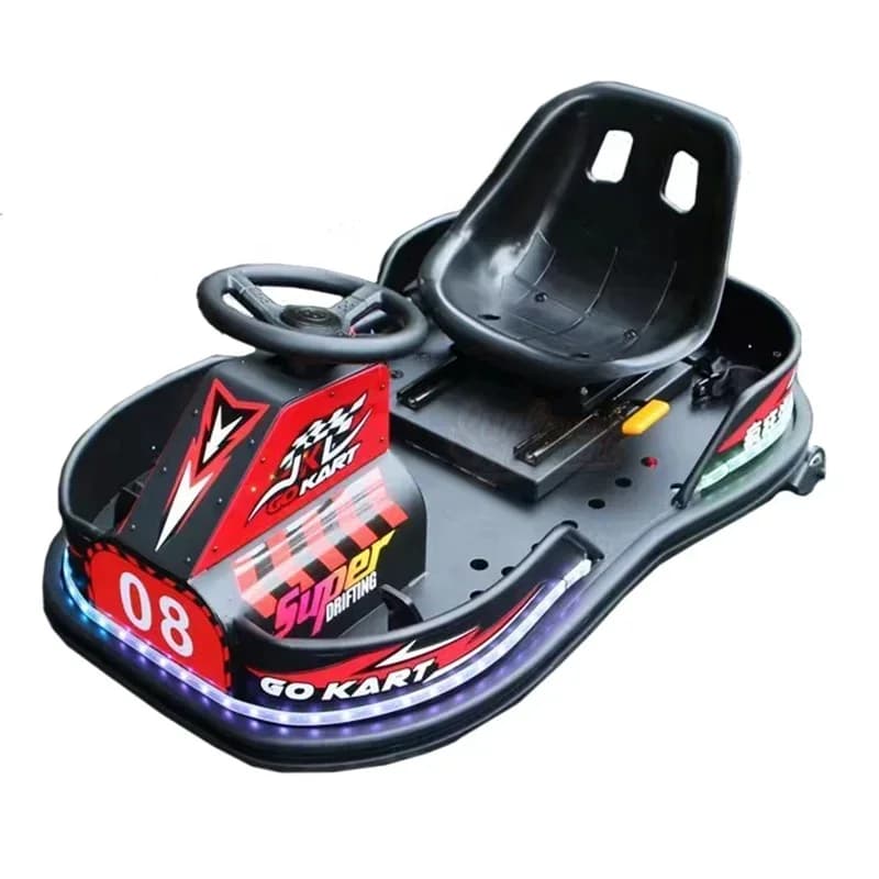 Attrezzatura per divertimenti Go-kart per macchina da gioco per kart da corsa con batteria a doppio uso per adulti