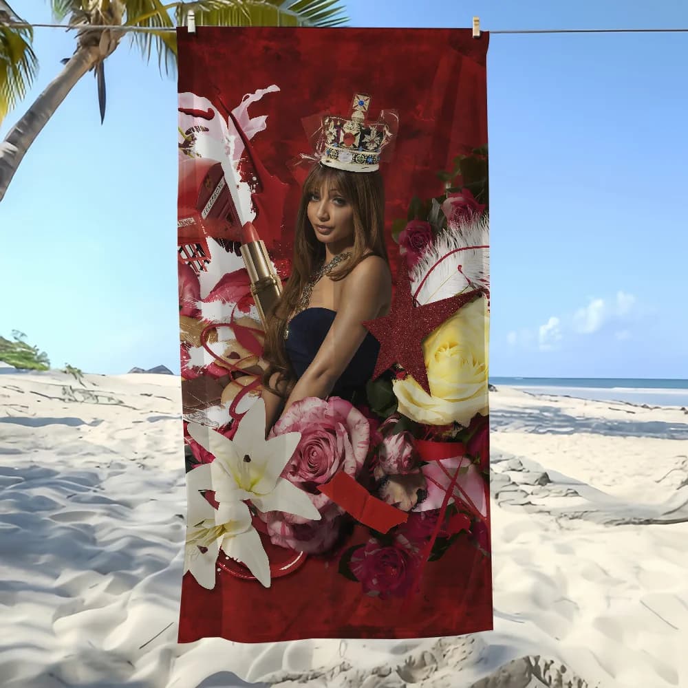 PinkPantheress Fancy That Asciugamano da spiaggia ad asciugatura rapida Piscina Asciugamani da campeggio Viaggio Morbido regalo Palestra Doccia Sport